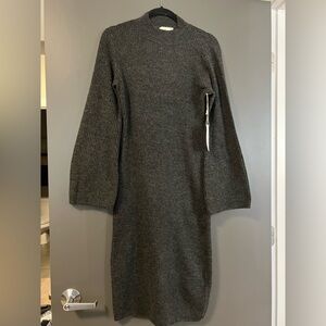 Fifteen Twenty Charcoal Long Sleeve Dress